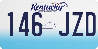 KY license plate 146JZD