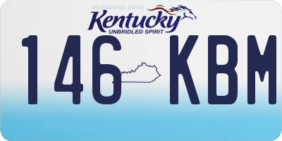 KY license plate 146KBM