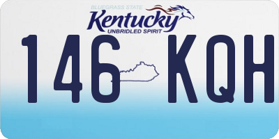 KY license plate 146KQH