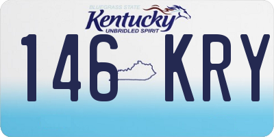 KY license plate 146KRY