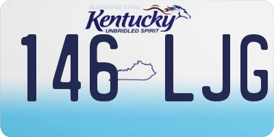 KY license plate 146LJG