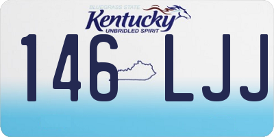 KY license plate 146LJJ