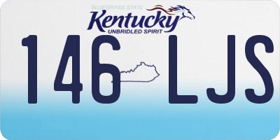 KY license plate 146LJS