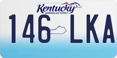KY license plate 146LKA