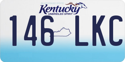 KY license plate 146LKC