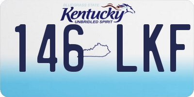 KY license plate 146LKF