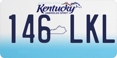 KY license plate 146LKL