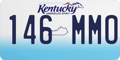 KY license plate 146MMO