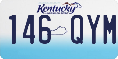 KY license plate 146QYM