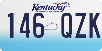 KY license plate 146QZK