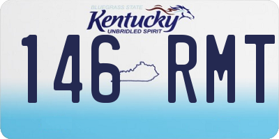 KY license plate 146RMT