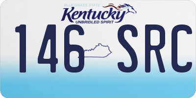 KY license plate 146SRC