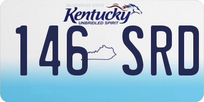 KY license plate 146SRD