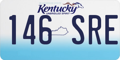 KY license plate 146SRE