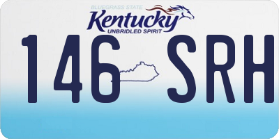 KY license plate 146SRH