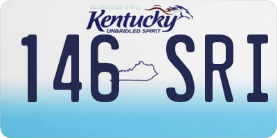 KY license plate 146SRI