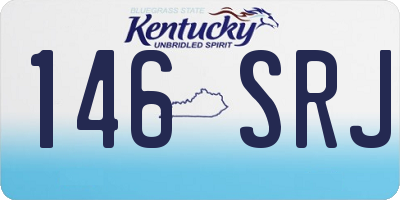 KY license plate 146SRJ