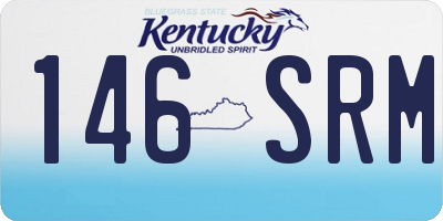 KY license plate 146SRM