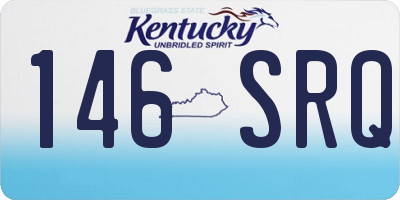 KY license plate 146SRQ
