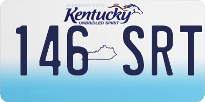 KY license plate 146SRT