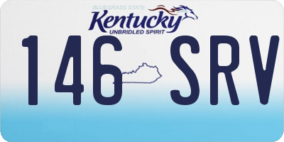 KY license plate 146SRV