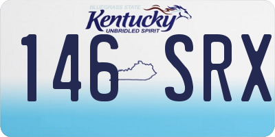 KY license plate 146SRX