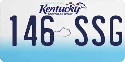 KY license plate 146SSG