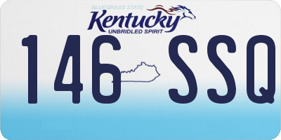 KY license plate 146SSQ