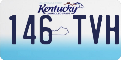 KY license plate 146TVH