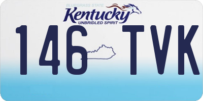 KY license plate 146TVK