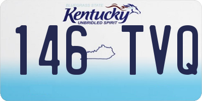 KY license plate 146TVQ