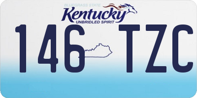 KY license plate 146TZC