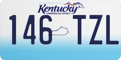 KY license plate 146TZL