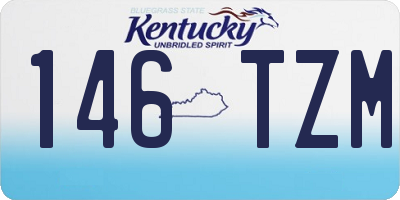 KY license plate 146TZM
