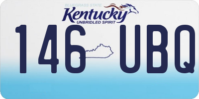 KY license plate 146UBQ