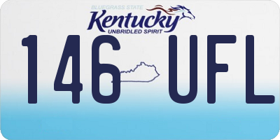 KY license plate 146UFL