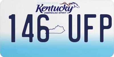KY license plate 146UFP
