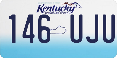 KY license plate 146UJU