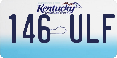 KY license plate 146ULF