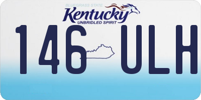 KY license plate 146ULH