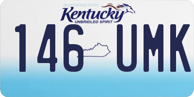 KY license plate 146UMK