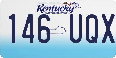 KY license plate 146UQX