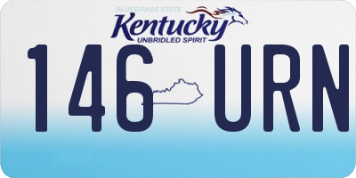 KY license plate 146URN