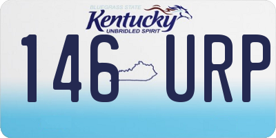 KY license plate 146URP