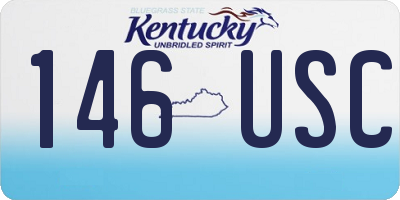 KY license plate 146USC