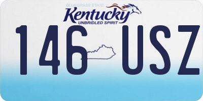 KY license plate 146USZ