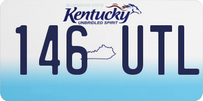 KY license plate 146UTL