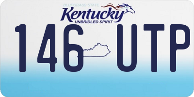 KY license plate 146UTP