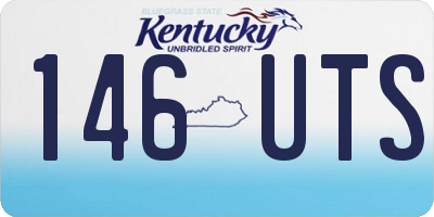 KY license plate 146UTS