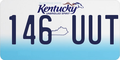 KY license plate 146UUT